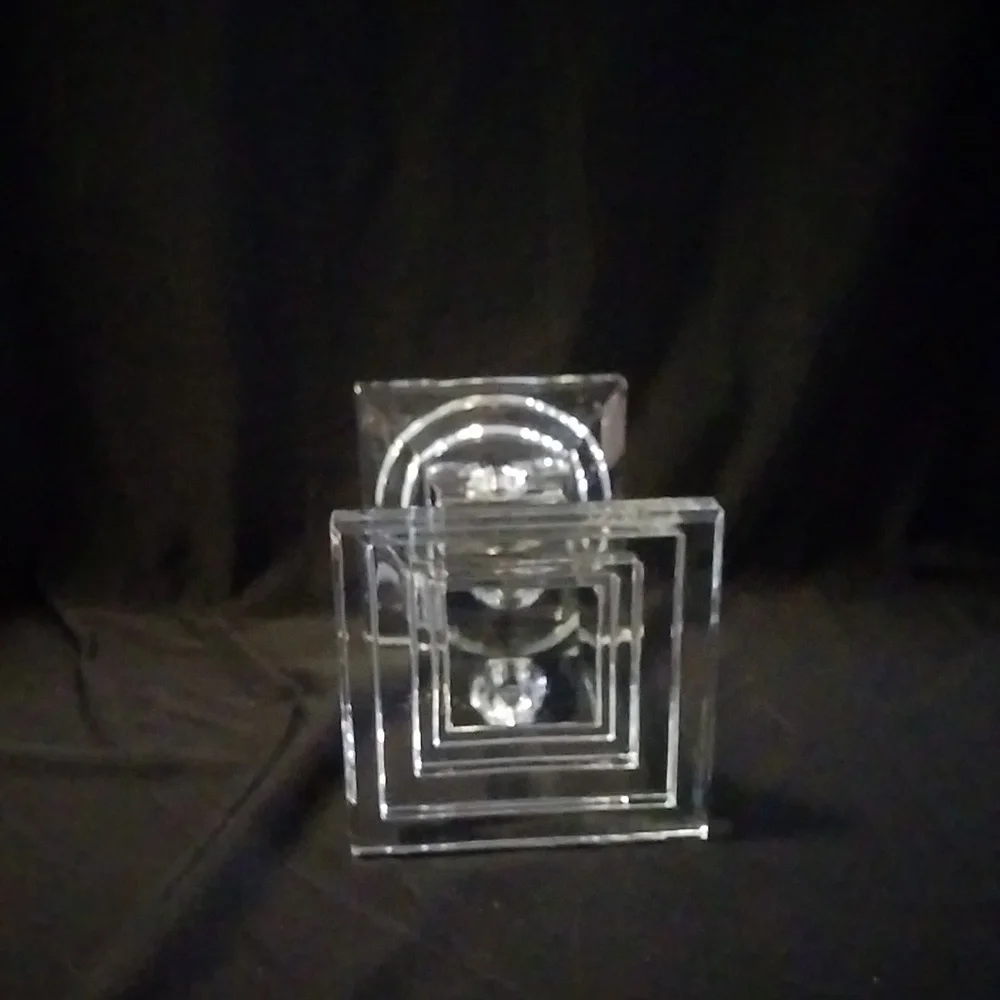 ILLUMINATIONS CANDLE Holder Crystal for Pillar or Taper!